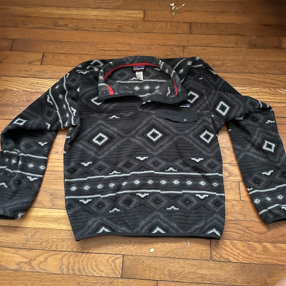 mens vintage patagonia synchilla fleece jacket